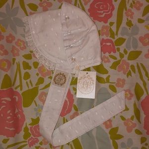 NEW Beaufort bonnet *white eyelet*